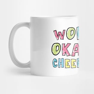 World's Okayest Cheer Coach Gift Idea Mug